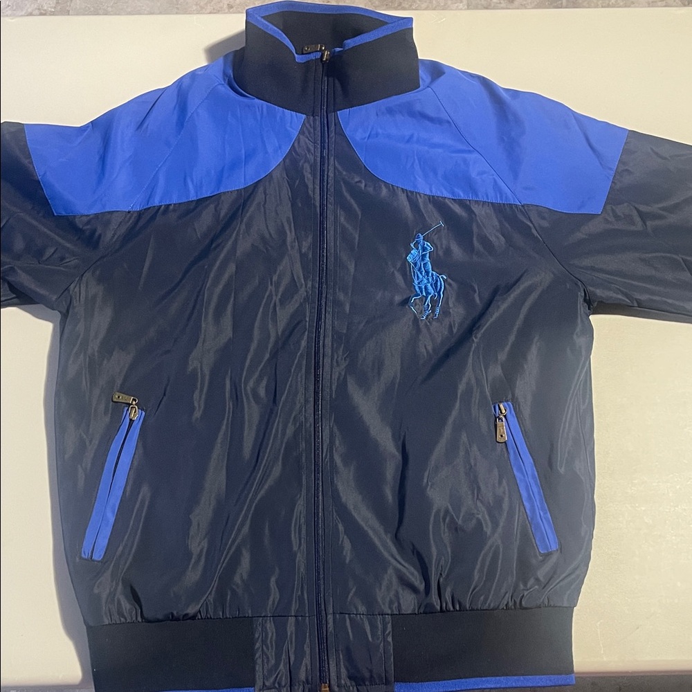 Polo by Ralph Lauren Navy and Royal Blue Windbreaker